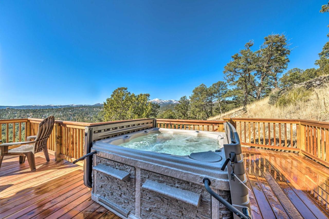 Вилла Mountains Majesty Cabin With Hot Tub And Mtn Views! Руидозо Экстерьер фото